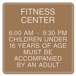 8-Line Room Sign