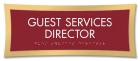 2-Line Room Sign