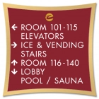 7-Line Directional Sign