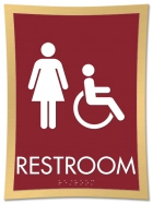 Restroom - Female & Handicap Accessible Symbols