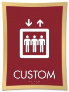 1-Line Custom Symbol Sign