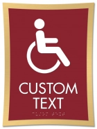 2-Line Custom Symbol Sign