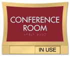 2-Line Room Sign w/Sliding Panel