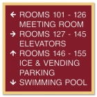 8-Line Directional Sign
