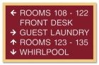 5-Line Directional Sign