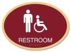 Restroom - Male & Handicap Accessible Symbols