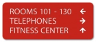 3-Line Directional Sign