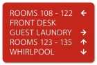 5-Line Directional Sign