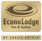 Econo Lodge INN & SUITES Lobby Sign with Backpiece (GOLD)