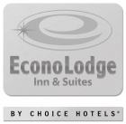 Econo Lodge INN & SUITES Lobby Sign with Backpiece (SILVER)