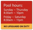 Pool Hours