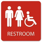 Restroom - Unisex & Handicap Symbols