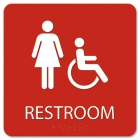 Restroom - Female & Handicap Symbols