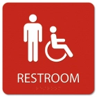 Restroom - Male & Handicap Symbols