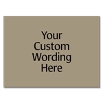 4-Line Custom General Information - Rectangular