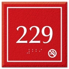 Room Number - No Smoking