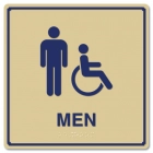 Men w/Male & Handicap Symbol