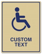 2-Line Custom Regulatory w/Symbol