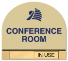 2-Line Area ID w/Sliding Panel