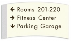 4-Line Directional Sign