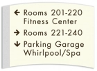 5-Line Directional Sign