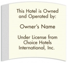 Owner/Operator Plaque