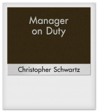 Manager on Duty Sign w/Nameplate