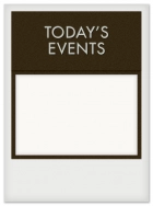 2-Line Informational Sign w/Insert Slot