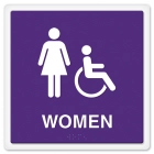 Women - Female & Handicap Accessible Symbols
