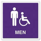 Men - Male & Handicap Accessible Symbols