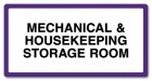 3-Line Room Sign