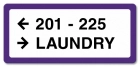 2-Line Directional Sign