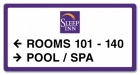 2-Line Directional Sign w/Logo