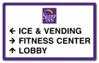 3-Line Directional Sign w/Logo