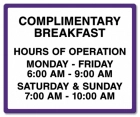 8-Line Informational Sign