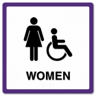 Women - Female & Handicap Accessible Symbols