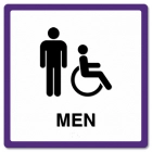 Men - Male & Handicap Accessible Symbols