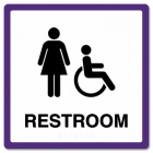 Restroom - Female & Handicap Accessible Symbols