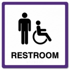 Restroom - Female & Handicap Accessible Symbols
