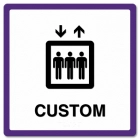 1-Line Custom Symbol Sign