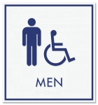 Men w/Male & Handicap Symbol