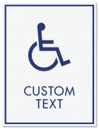 2-Line Custom Symbol Sign