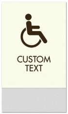 2-Line Custom Symbol Sign