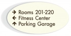 3-Line Directional Sign
