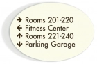 4-Line Directional Sign