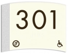 Room Number Sign - Audio/ISA Symbols
