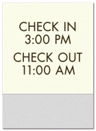 5-Line General Information Sign