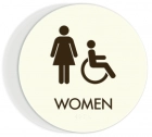 Women Sign w/Female & ISA Symbols