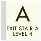 Stairway/Level Indicator Sign