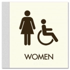 Women Sign w/Female & ISA Symbols